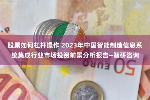 股票如何杠杆操作 2023年中国智能制造信息系统集成行业市场投资前景分析报告—智研咨询