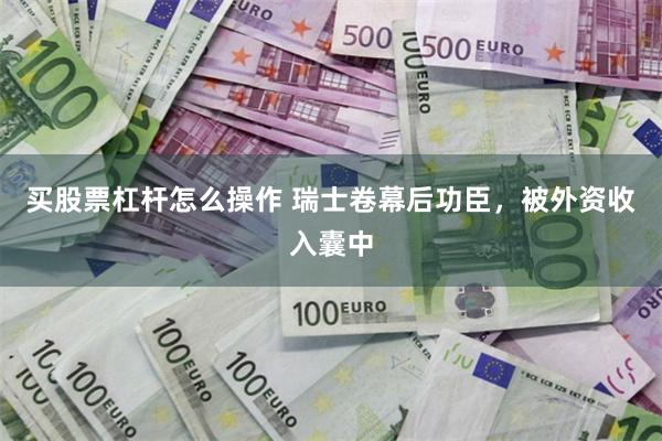 买股票杠杆怎么操作 瑞士卷幕后功臣，被外资收入囊中